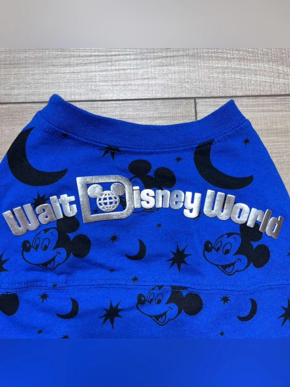 Disney Walt Disney World Dog‎ Spirit Jersey Mickey Wishes Come True Print Size M